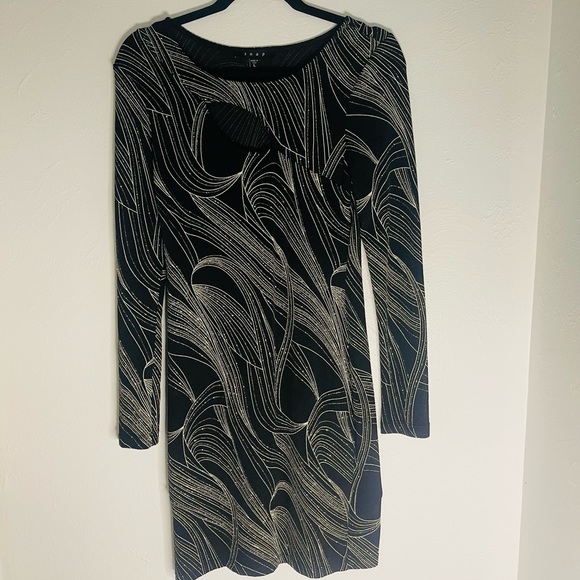 All Eyes on YOU in this Snap-Little, Black Sparkling Party Dress, Size Large. - Picture 2 of 8